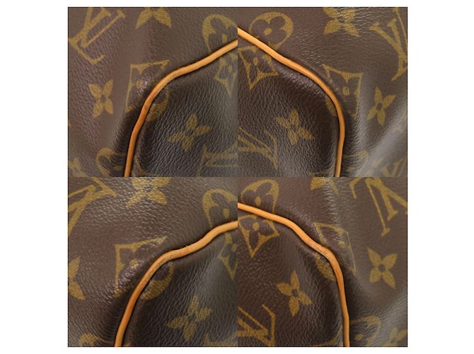 Bolso Boston Keepall 55 Monograma Louis Vuitton Castaño - vista 7