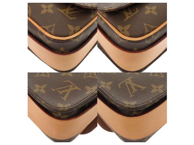 Borsa a Spalla Monogram Cartesiere 22 di Louis Vuitton Marrone Monogramma - vista 4