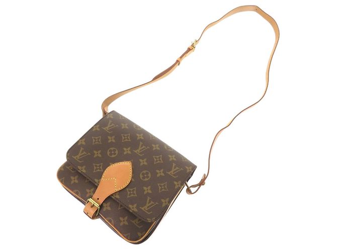 Borsa a Spalla Monogram Cartesiere 22 di Louis Vuitton Marrone Monogramma - vista 5