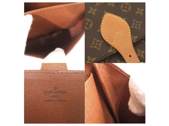 Borsa a Spalla Monogram Cartesiere 22 di Louis Vuitton Marrone Monogramma - vista 7