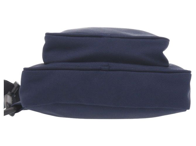 Borsa a spalla in nylon Balenciaga Nero Blu navy - vista 6