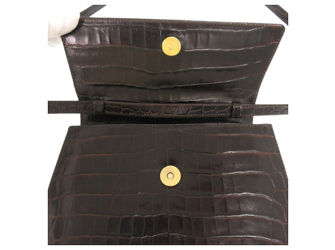 Borsa a mano/ Borsa a spalla marrone Salvatore Ferragamo - vista 8