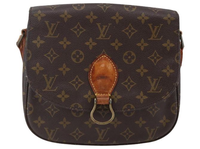 LOUIS VUITTON Borsa a Spalla Monogram Saint Cloud GM M51242 LV Auth BA6640 Monogramma - vista 13