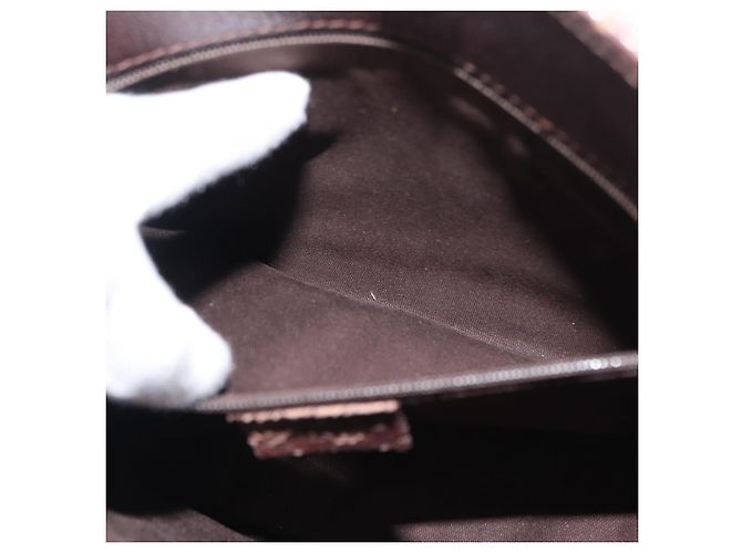 Borsa a Spalla GG Canvas Gucci Beige Argento 120841 Auth ep10981 - vista 20