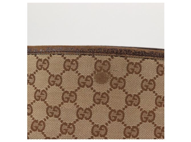 Borsa a Spalla GG Canvas Gucci Beige Argento 120841 Auth ep10981 - vista 3