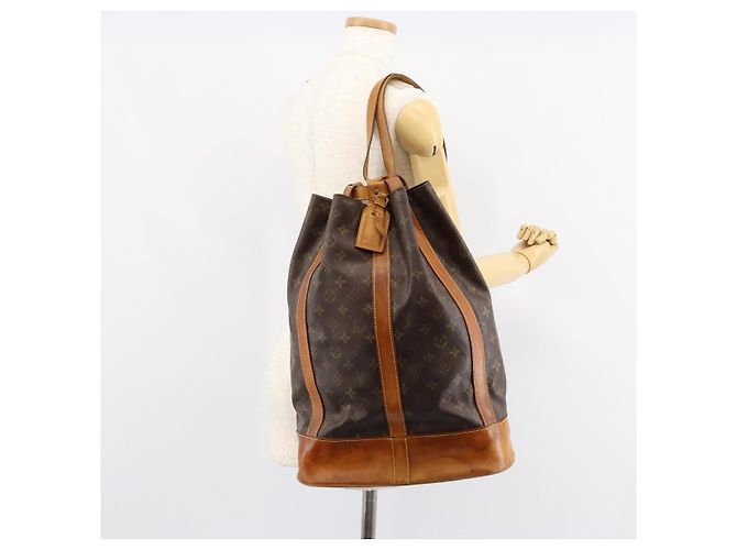 LOUIS VUITTON Borsa a Spalla Monogram Randonnee GM M42244 LV Auth 150161 Monogramma - vista 20