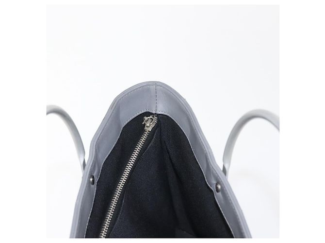 CHANEL Choco Bar Handtasche aus Lammleder Grau Silber CC Auth bs30369 Braun - Ansicht 18