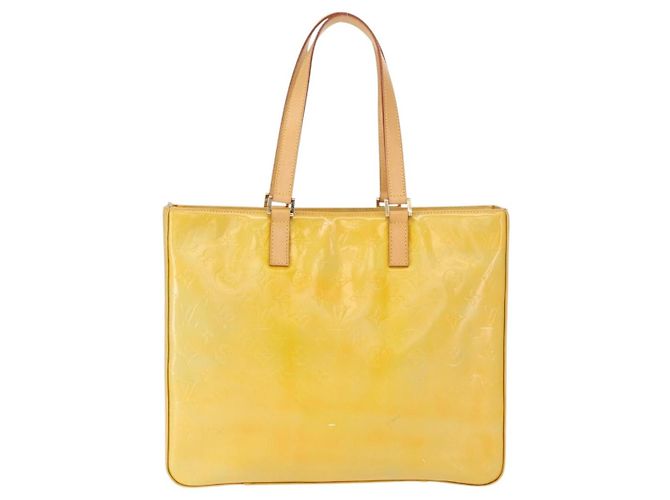 LOUIS VUITTON Monogram Vernis Columbus Tote Bag Grau M91028 LV Auth hk3200 - Ansicht 2