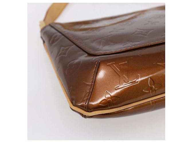 LOUIS VUITTON Borsa Thompson Street Monogram Vernis Bronzo M91124 LV Auth 147761 - vista 17