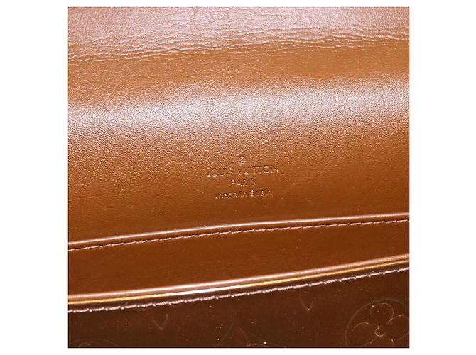 LOUIS VUITTON Borsa Thompson Street Monogram Vernis Bronzo M91124 LV Auth 147761 - vista 18