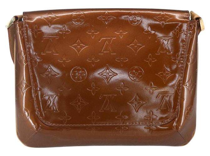 LOUIS VUITTON Borsa Thompson Street Monogram Vernis Bronzo M91124 LV Auth 147761 - vista 2