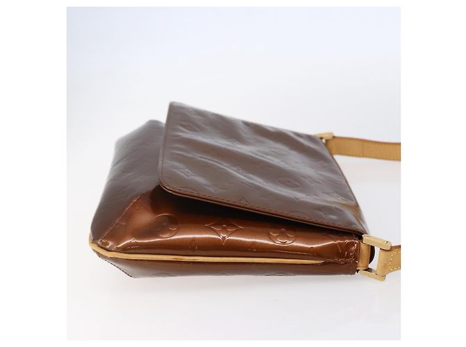 LOUIS VUITTON Borsa Thompson Street Monogram Vernis Bronzo M91124 LV Auth 147761 - vista 4
