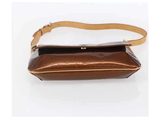 LOUIS VUITTON Borsa Thompson Street Monogram Vernis Bronzo M91124 LV Auth 147761 - vista 5