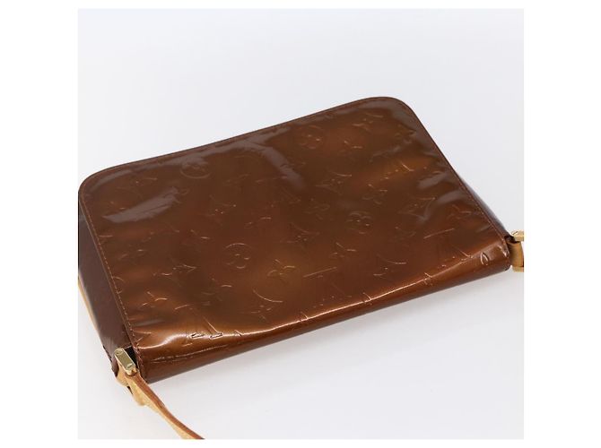 LOUIS VUITTON Borsa Thompson Street Monogram Vernis Bronzo M91124 LV Auth 147761 - vista 6