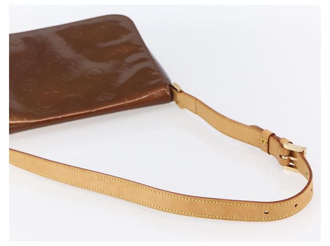 LOUIS VUITTON Borsa Thompson Street Monogram Vernis Bronzo M91124 LV Auth 147761 - vista 7