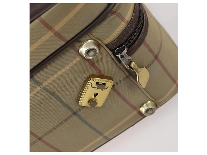 Autre Marque Borsa a mano in tela Burberrys Nova Check 2 vie oro beige Auth ep11376 D'oro - vista 11
