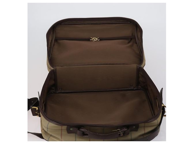 Autre Marque Borsa a mano in tela Burberrys Nova Check 2 vie oro beige Auth ep11376 D'oro - vista 12