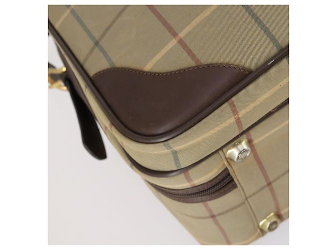 Autre Marque Borsa a mano in tela Burberrys Nova Check 2 vie oro beige Auth ep11376 D'oro - vista 17