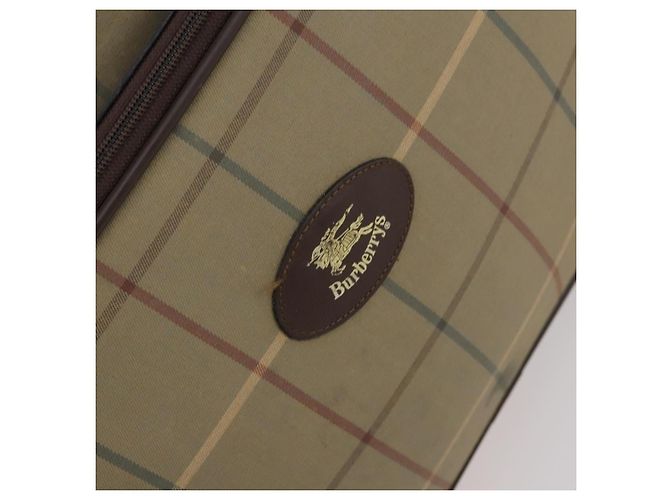 Autre Marque Borsa a mano in tela Burberrys Nova Check 2 vie oro beige Auth ep11376 D'oro - vista 19