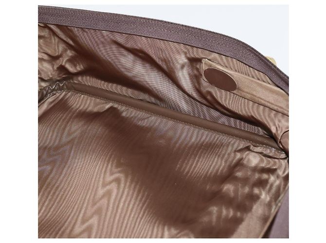Autre Marque Borsa a mano in tela Burberrys Nova Check 2 vie oro beige Auth ep11376 D'oro - vista 22