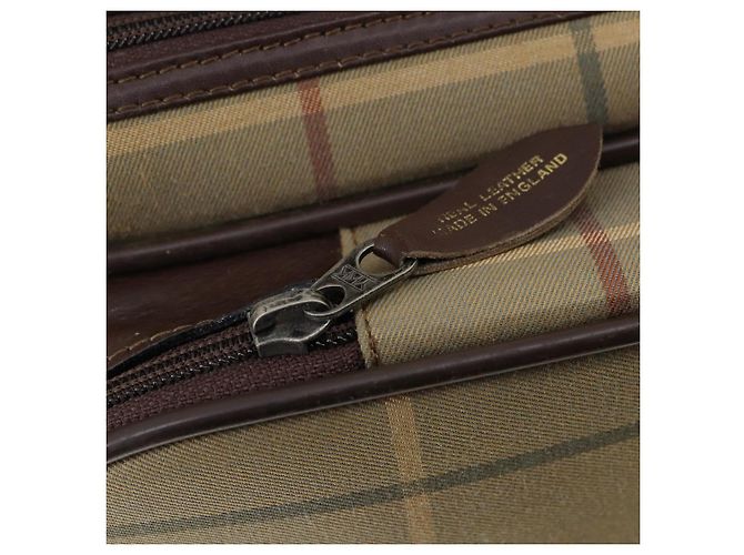 Autre Marque Borsa a mano in tela Burberrys Nova Check 2 vie oro beige Auth ep11376 D'oro - vista 24