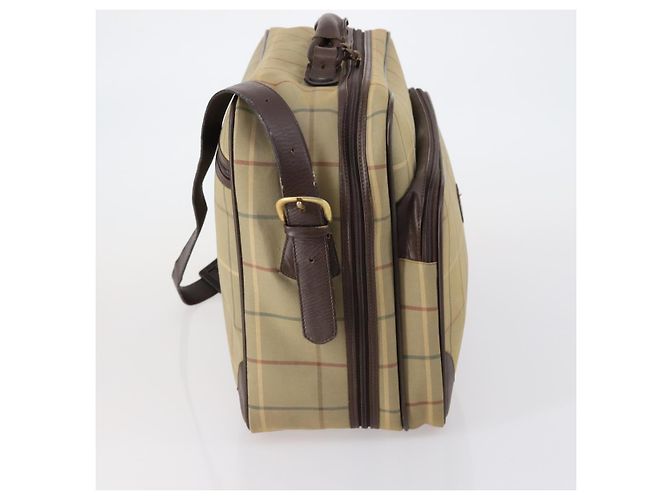 Autre Marque Borsa a mano in tela Burberrys Nova Check 2 vie oro beige Auth ep11376 D'oro - vista 4
