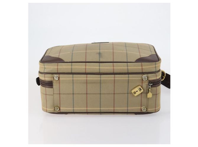 Autre Marque Borsa a mano in tela Burberrys Nova Check 2 vie oro beige Auth ep11376 D'oro - vista 5