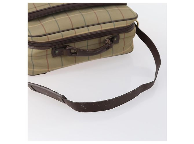 Autre Marque Borsa a mano in tela Burberrys Nova Check 2 vie oro beige Auth ep11376 D'oro - vista 7