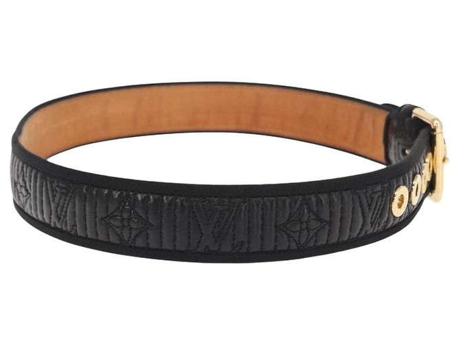 LOUIS VUITTON Cintura Antheia Monogram 34,6" Nera LV Auth 148448 Nero Monogramma - vista 4
