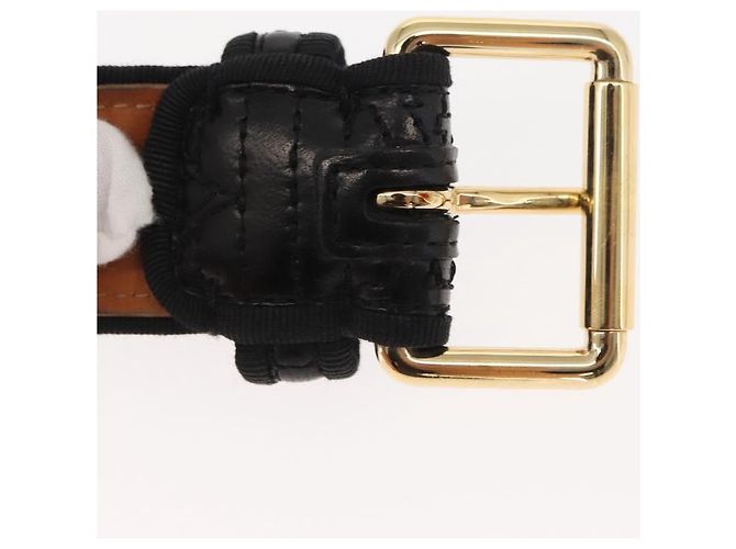 LOUIS VUITTON Cintura Antheia Monogram 34,6" Nera LV Auth 148448 Nero Monogramma - vista 6