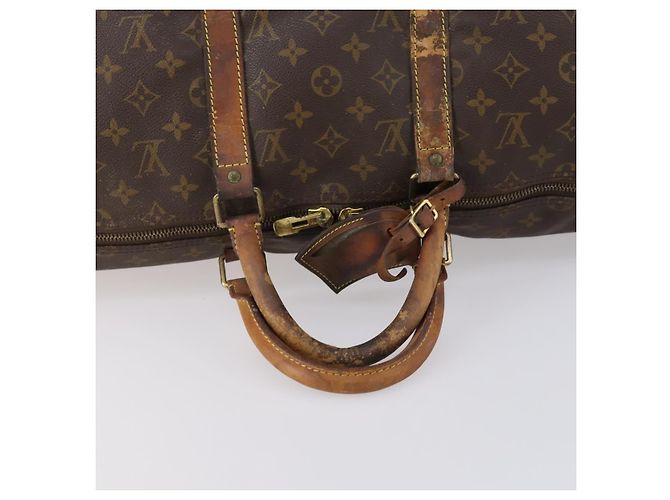 LOUIS VUITTON Borsa Boston Monogram Keepall 50 M41426 LV Auth 150243 Monogramma - vista 7