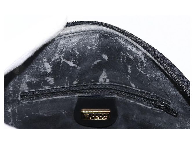 Borsa a spalla in tela Micro GG Gucci in pelle PVC nera Auth ep11104 Nero - vista 17