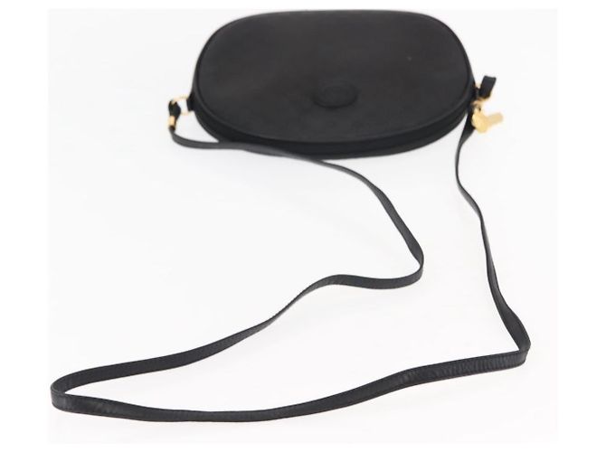 Borsa a spalla in tela Micro GG Gucci in pelle PVC nera Auth ep11104 Nero - vista 7