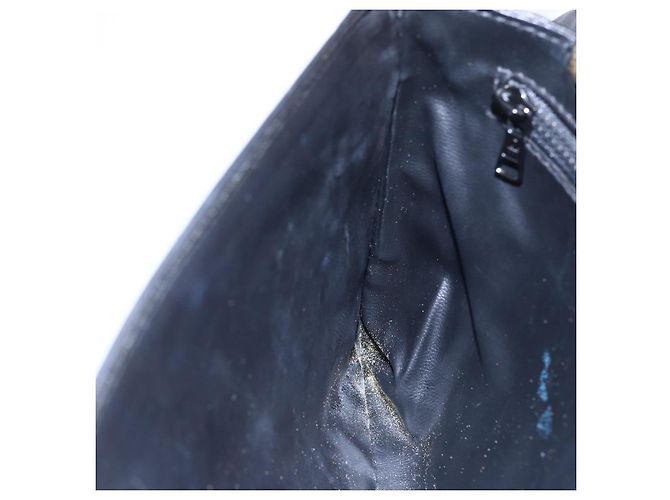 Céline CELINE Schultertasche aus Leder Schwarz Gold Auth ep11037 Golden - Ansicht 19
