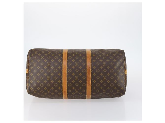 LOUIS VUITTON Monogram Keepall Bandouliere 55 Borsa Boston M41414 LV Auth 146741 Monogramma - vista 5