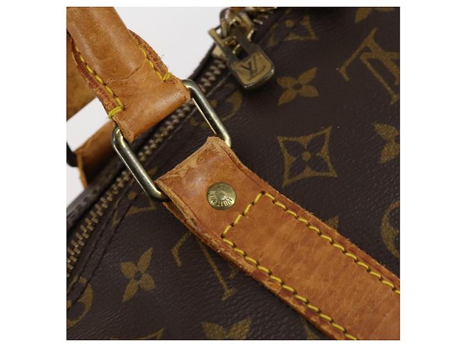 LOUIS VUITTON Monogram Keepall Bandouliere 55 Borsa Boston M41414 LV Auth 146741 Monogramma - vista 9