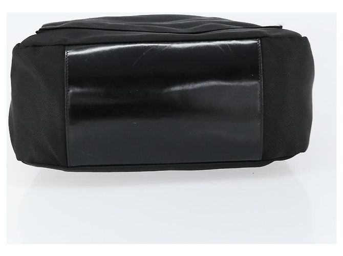 Bamboo Borsa a mano GUCCI in nylon e pelle nera argento 000 2404 0509 Auth ep11486 Nero - Ansicht 9