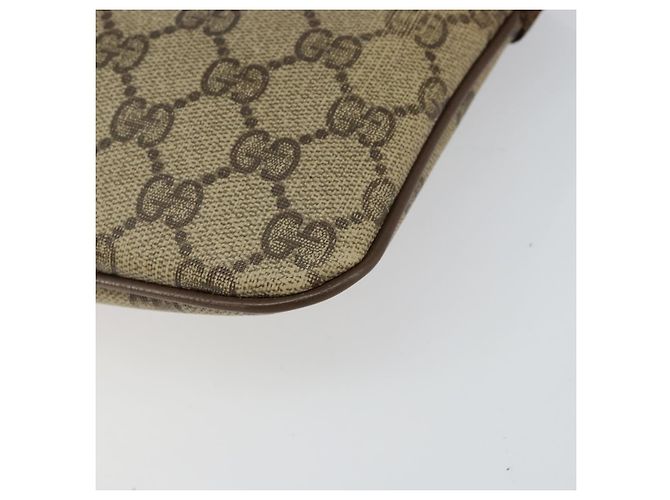 Borsa Gucci GG Supreme Web Sherry Line PVC Beige Oro 904 02 047 Auth bs30496 D'oro - vista 10