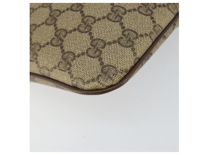 Borsa Gucci GG Supreme Web Sherry Line PVC Beige Oro 904 02 047 Auth bs30496 D'oro - vista 11