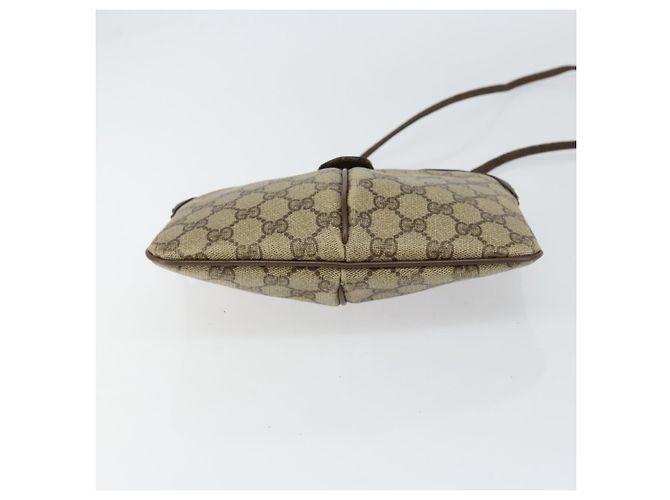 Borsa Gucci GG Supreme Web Sherry Line PVC Beige Oro 904 02 047 Auth bs30496 D'oro - vista 9