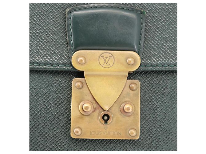 LOUIS VUITTON Taiga ServietteKourad Borsa da Lavoro Épicea T16786 LV Auth bs29756 - vista 10