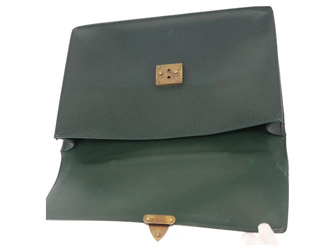 LOUIS VUITTON Taiga ServietteKourad Borsa da Lavoro Épicea T16786 LV Auth bs29756 - vista 17