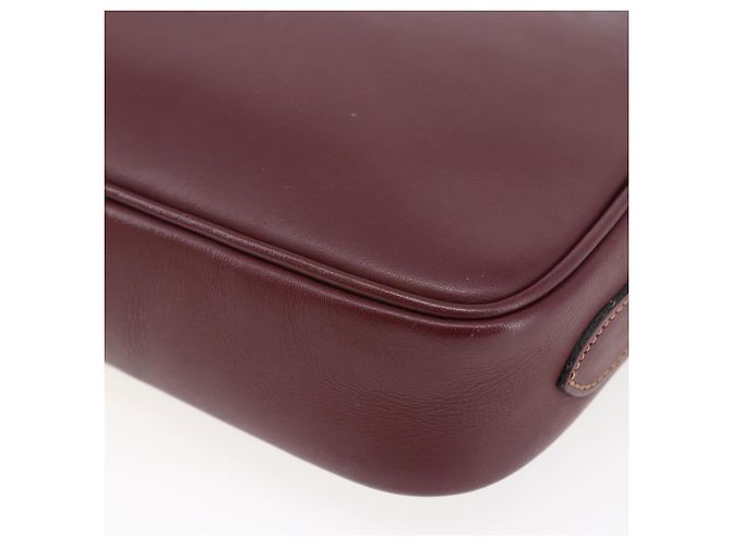 Cartier Borsa a spalla Must Line in pelle Bordeaux Auth BA6813 Bordò - vista 12