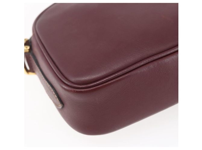 Cartier Borsa a spalla Must Line in pelle Bordeaux Auth BA6813 Bordò - vista 13