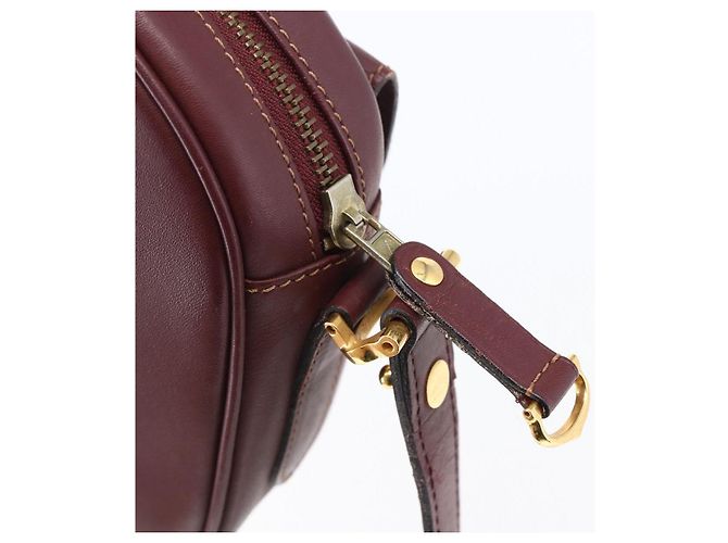 Cartier Borsa a spalla Must Line in pelle Bordeaux Auth BA6813 Bordò - vista 14