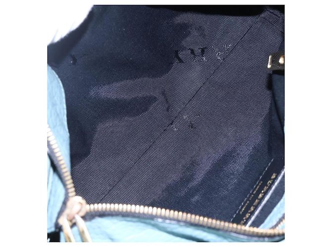 Borsa a Spalla in Pelle Blu Auth BA6891 di BURBERRY - vista 17