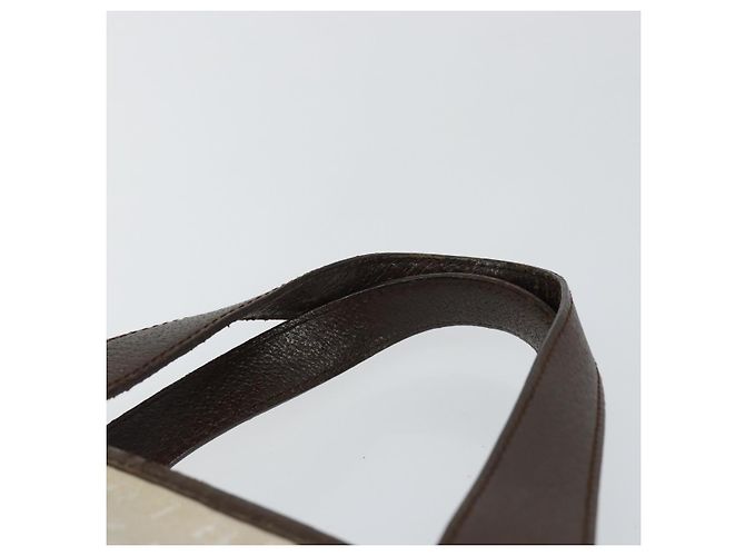 Bulgari BVLGARI Logo Mania Handtasche aus Canvas Beige Silber Authentisch BA6603 - Ansicht 8