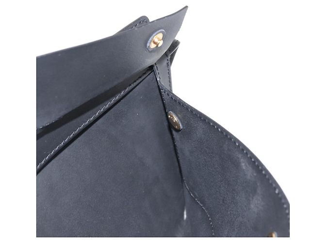 Borsa a vita in pelle nera e oro Auth bs29795 di BURBERRY Nero D'oro - vista 17
