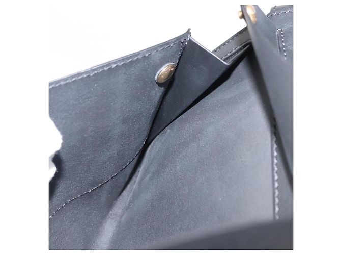 Borsa a vita in pelle nera e oro Auth bs29795 di BURBERRY Nero D'oro - vista 18
