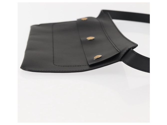 Borsa a vita in pelle nera e oro Auth bs29795 di BURBERRY Nero D'oro - vista 4
